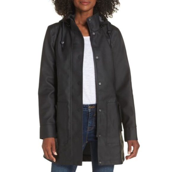 NWT UGG | Rylie Rain Jacket Waterproof Rubberized Coat - Picture 1 of 9